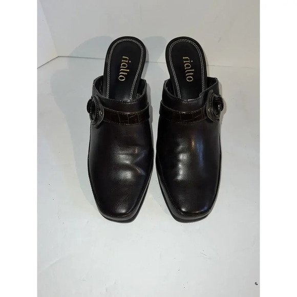 Rialto Women’s Size 6m Brown Clogs - Picture 2 of 9